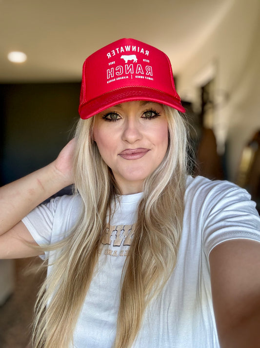 Red Foam Trucker Hat
